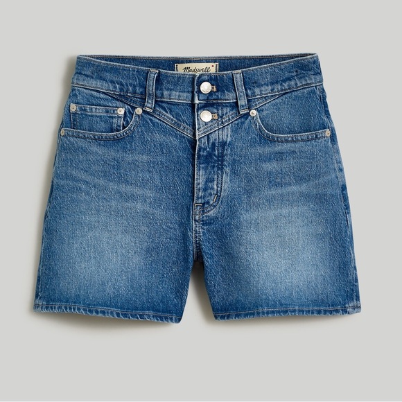 The Mid-Length Momjean Short in Juneau Wash: Yoke Edition - Picture 1 of 9